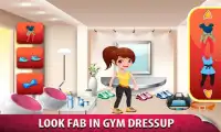 Girls Fat To Fit Gym Workout: Body fitness Game Screen Shot 2
