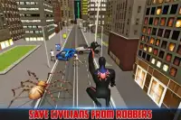 Multi Spider Heroes Crime City Warrior Screen Shot 7