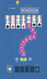 FreeCell Solitaire puzzle game Screen Shot 2