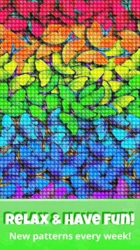 Cross Stitch Gold: रंग संख्या से, सिलाई पैटर्न Screen Shot 3