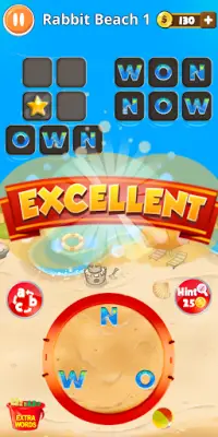 Words on Beach - Best Word Game for Holidays Screen Shot 0