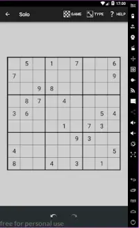 Sudoku Mobile Free Screen Shot 1
