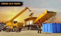 Old Car Junkyard Simulator: Tow Truck Loader Games Screen Shot 1