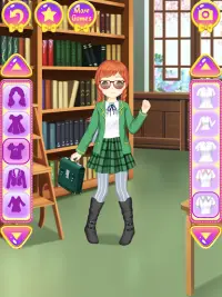 Anime Okul Giysi Giydirme Screen Shot 17