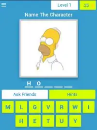 The Simpsons : Character Guess Screen Shot 12