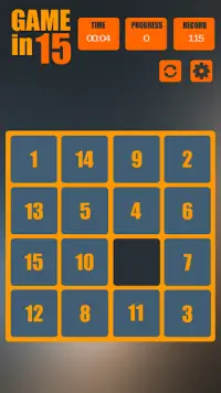 Game in 15 - Puzzle Screen Shot 5