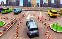 US Police Spooky Jeep Parking Simulator เกมใหม่ Screen Shot 10