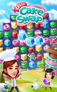Crazy Cake Swap: Matching Game Screen Shot 14