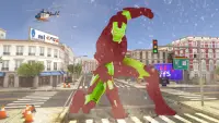 Super Iron Hero 2019: Robot Rescue Mission Game Screen Shot 0
