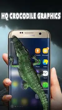 Crocodile in Phone Screen Shot 1