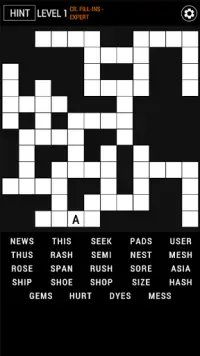 Crossword Fill-Ins & Decode Screen Shot 0