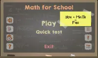 Math for School Screen Shot 0