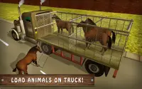Wild Horse Zoo Transport Truck Simulator Game 2018 Screen Shot 12