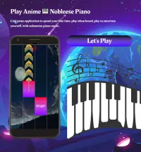 Play Anime 🎹 Nobleese Piano Tap Tap S1 - 2020 Screen Shot 4