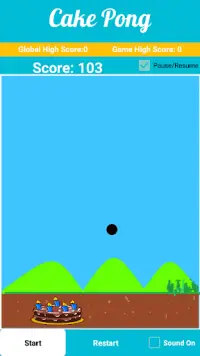 Cake Pong - Free Game Screen Shot 2