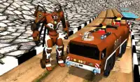 Off Road Пожарник Супер Робот Летучий грузовик Screen Shot 14