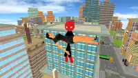 Spider Stickman Rescue Duty : Crime City Battle 3D Screen Shot 0