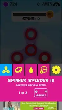 Fidget Super Spinner Screen Shot 1