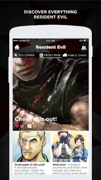Resident Evil Amino Screen Shot 1