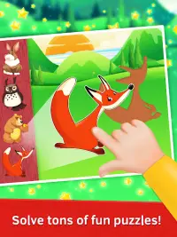 Wild Animals Puzzle for Babies Screen Shot 0