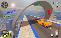 Flying Car Derby Crash Stunts & Autorennen Screen Shot 5