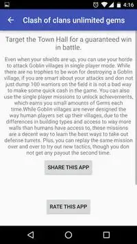 Unlimited gems clash of clans Screen Shot 4