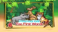 PreSchool Kids Zoo First Words Screen Shot 0
