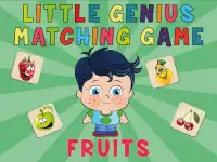 Little Genius Memory - Fruits Screen Shot 0