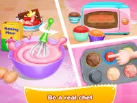 Cupcake Maker - Sweet Dessert Cooking Chef Kitchen Screen Shot 1