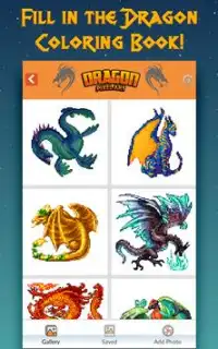 Dragon Pixels Art – Dragon Color By Number Screen Shot 4