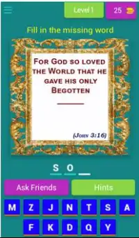 Scripture Puzzle - Test U'r Knowledge of the Bible Screen Shot 0