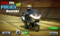 Crime City 3D Police Motorbike Screen Shot 5