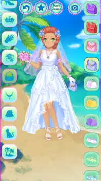 Anime Wedding Dress Up Screen Shot 11