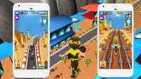 Subway Street Hunt – Mehrspieler Laufen & Springen Screen Shot 6