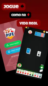 Pife Online - Jogo de Cartas Screen Shot 0