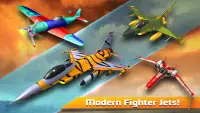 Fighter Jet Sky War - Menembak Pesawat Screen Shot 1