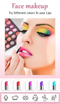 Face Makeup Camera - Beauty Makeup Photo Editor Screen Shot 1