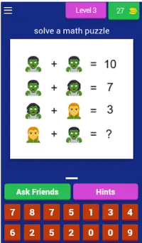 math puzzles Screen Shot 3