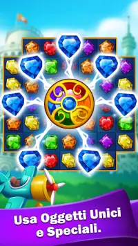 Jewels World Match 3 Puzzle Screen Shot 1