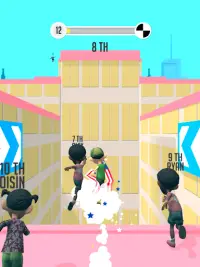 Parkour Jumping Race - Забавный 3D Бегун на Крыше Screen Shot 10