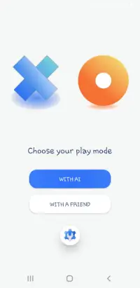 Tic-Tac-Toe Game With AI / Offline Multiplayer Screen Shot 0
