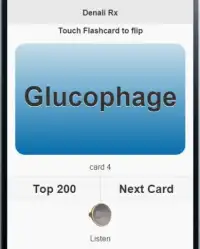 Top 200 Pharmacy Drugs Flashcards Screen Shot 2