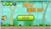 Flappy angry bee Screen Shot 2