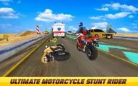 Bike Attack Racing game : Motorcycle Stunt Rider Screen Shot 2