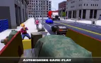 本当のダンプトラックシム3d：ゴミ箱のトラック都市のピックアップの実行 Screen Shot 10