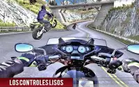Moto bicicleta velocidad tráfico paseo juegos Screen Shot 2