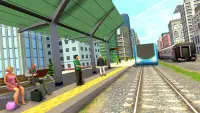 ड्राइविंग मेट्रो ट्रेन सिम  डी Screen Shot 8