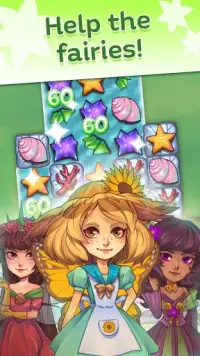 Fairy Blossom Charms - Free Match 3 Story Puzzle Screen Shot 5