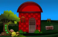 الأحمر جدار البيت الهروب لعبة Screen Shot 4