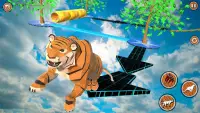 Тигр Паркур 3D: Бег диких животных Screen Shot 4